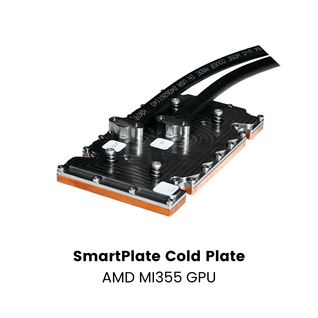 AMD MI355 GPU SmartPlate Cold Plate Liquid Cooling