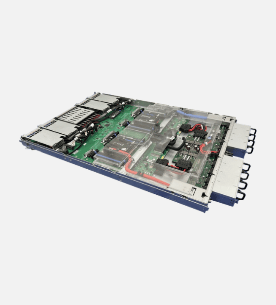 Server Liquid Cooling | Liquid-Cooled 1U custom Server